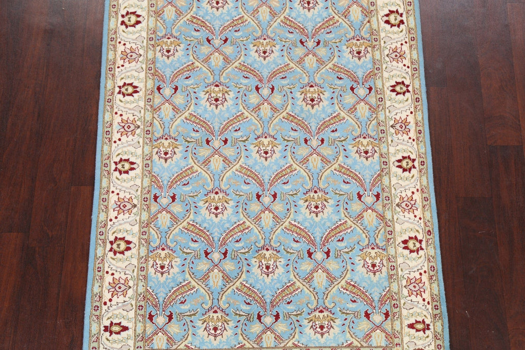 100% Vegetable Dye Floral Tabriz Oriental Area Rug 4x6