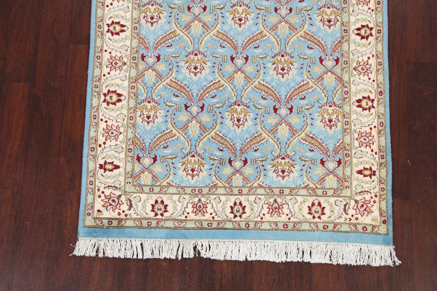 100% Vegetable Dye Floral Tabriz Oriental Area Rug 4x6