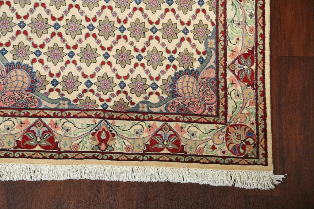 100% Vegetable Dye Tabriz Oriental Area Rug 4x6