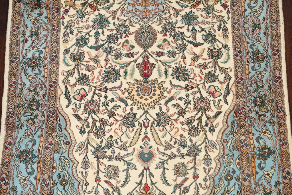 100% Vegetable Dye Floral Tabriz Oriental Area Rug 4x6