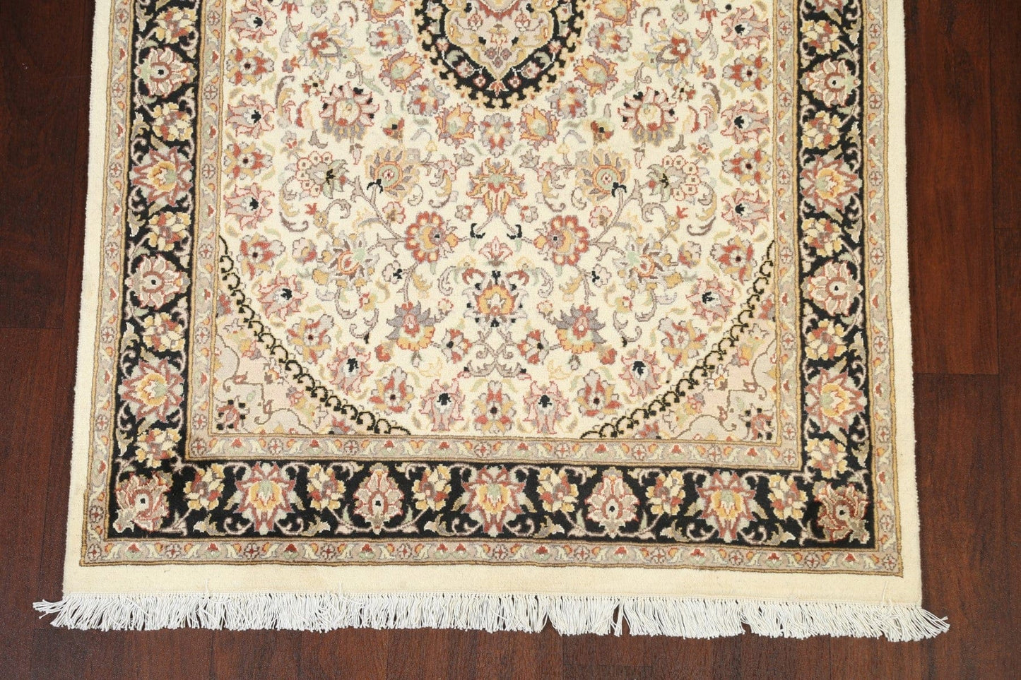 100% Vegetable Dye Floral Tabriz Oriental Area Rug 4x6