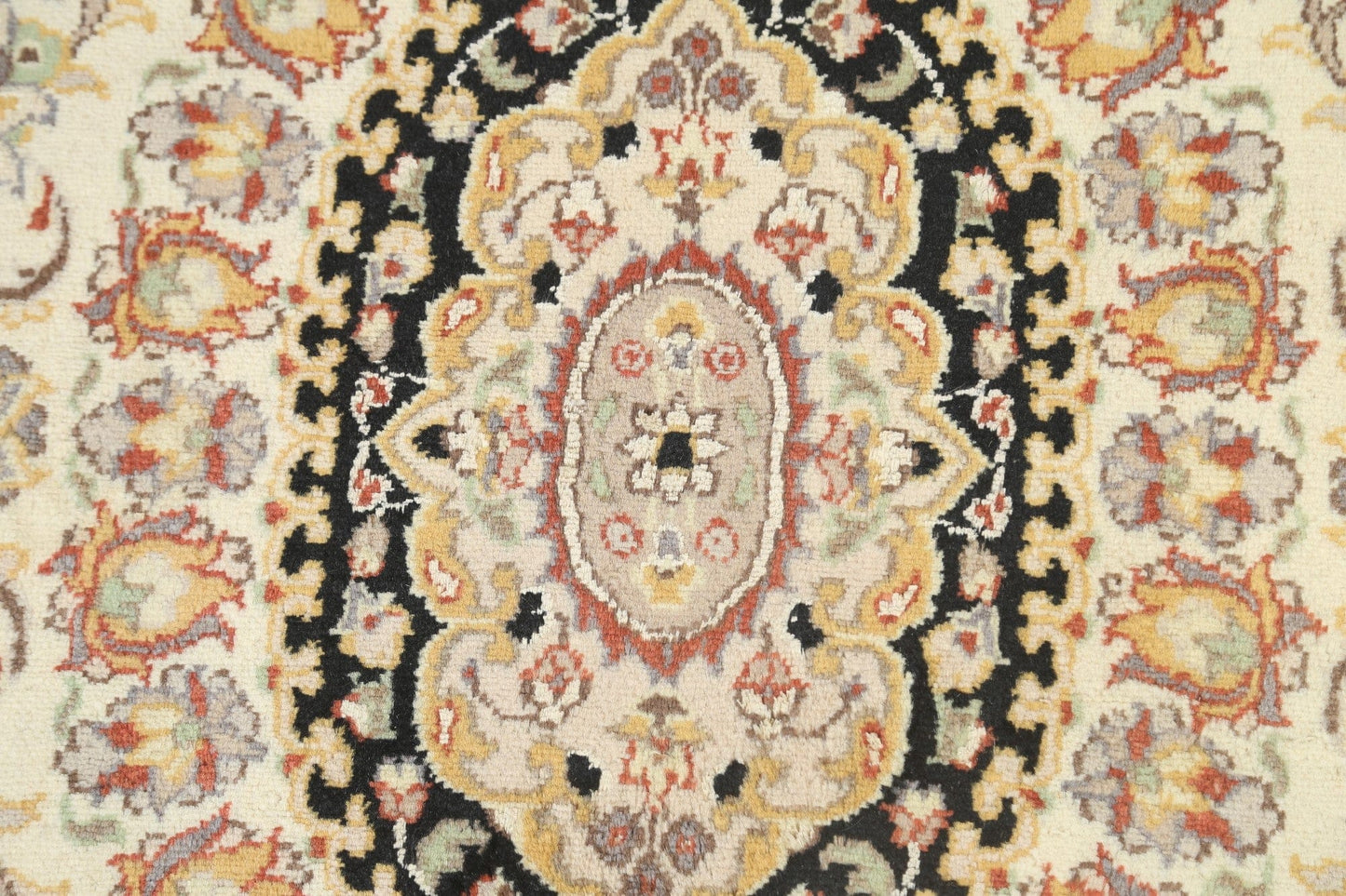 100% Vegetable Dye Floral Tabriz Oriental Area Rug 4x6