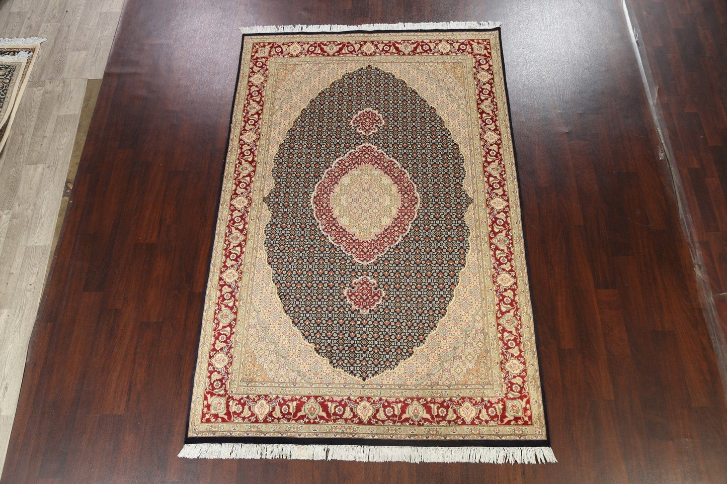 Traditional Tabriz Mahi Oriental Area Rug 6x9