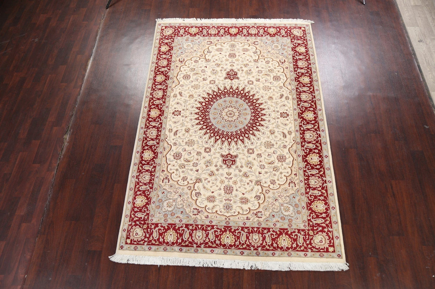 100% Vegetable Dye Tabriz Oriental Area Rug 6x9