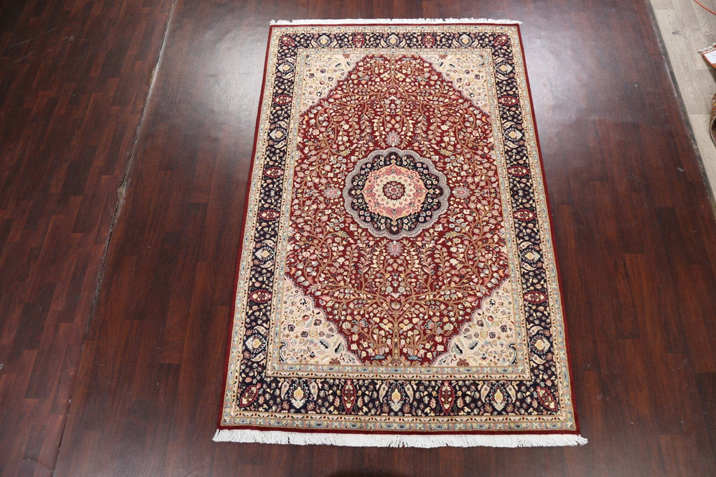 100% Vegetable Dye Tabriz Oriental Area Rug 6x9