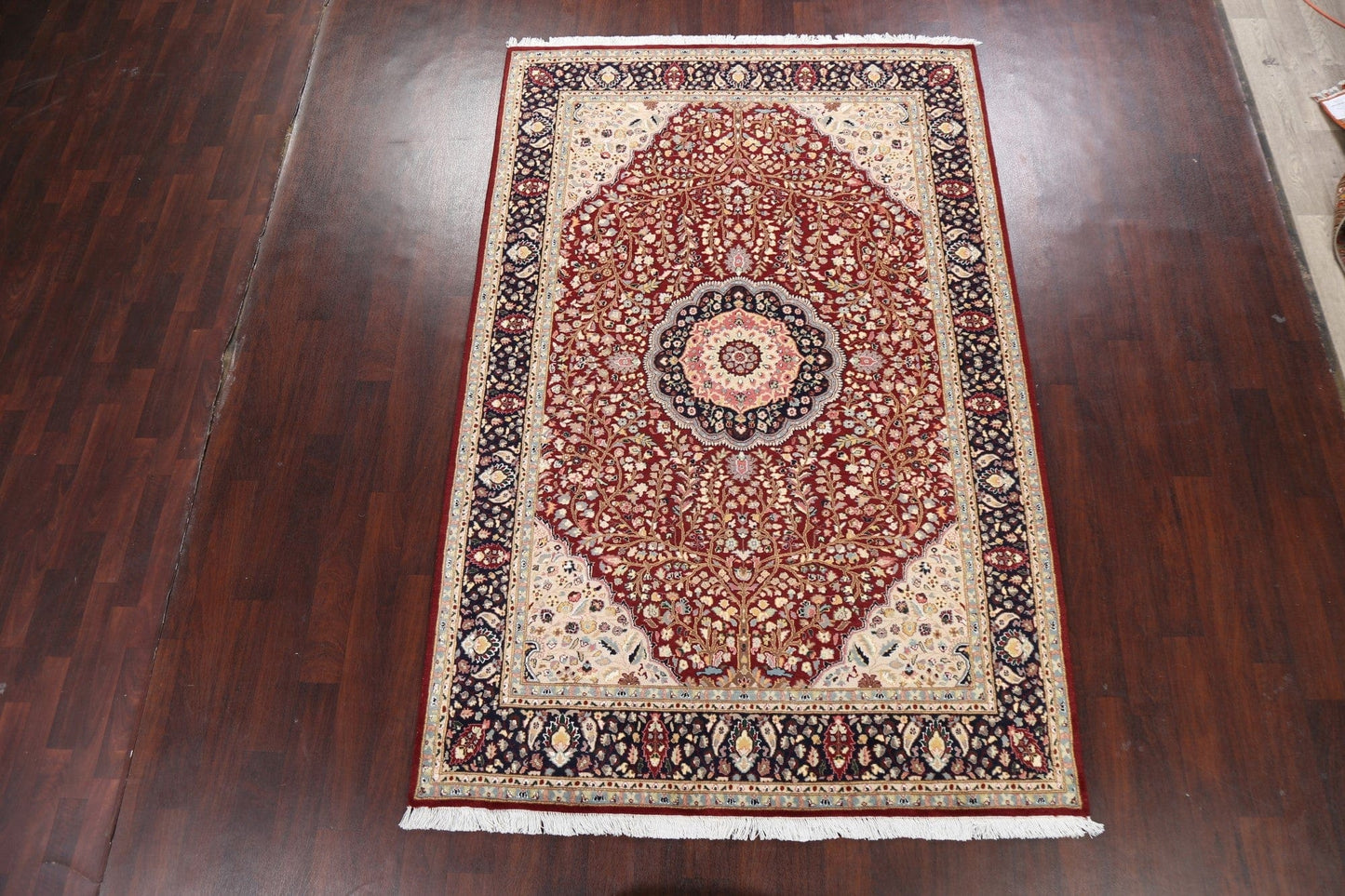 100% Vegetable Dye Tabriz Oriental Area Rug 6x9