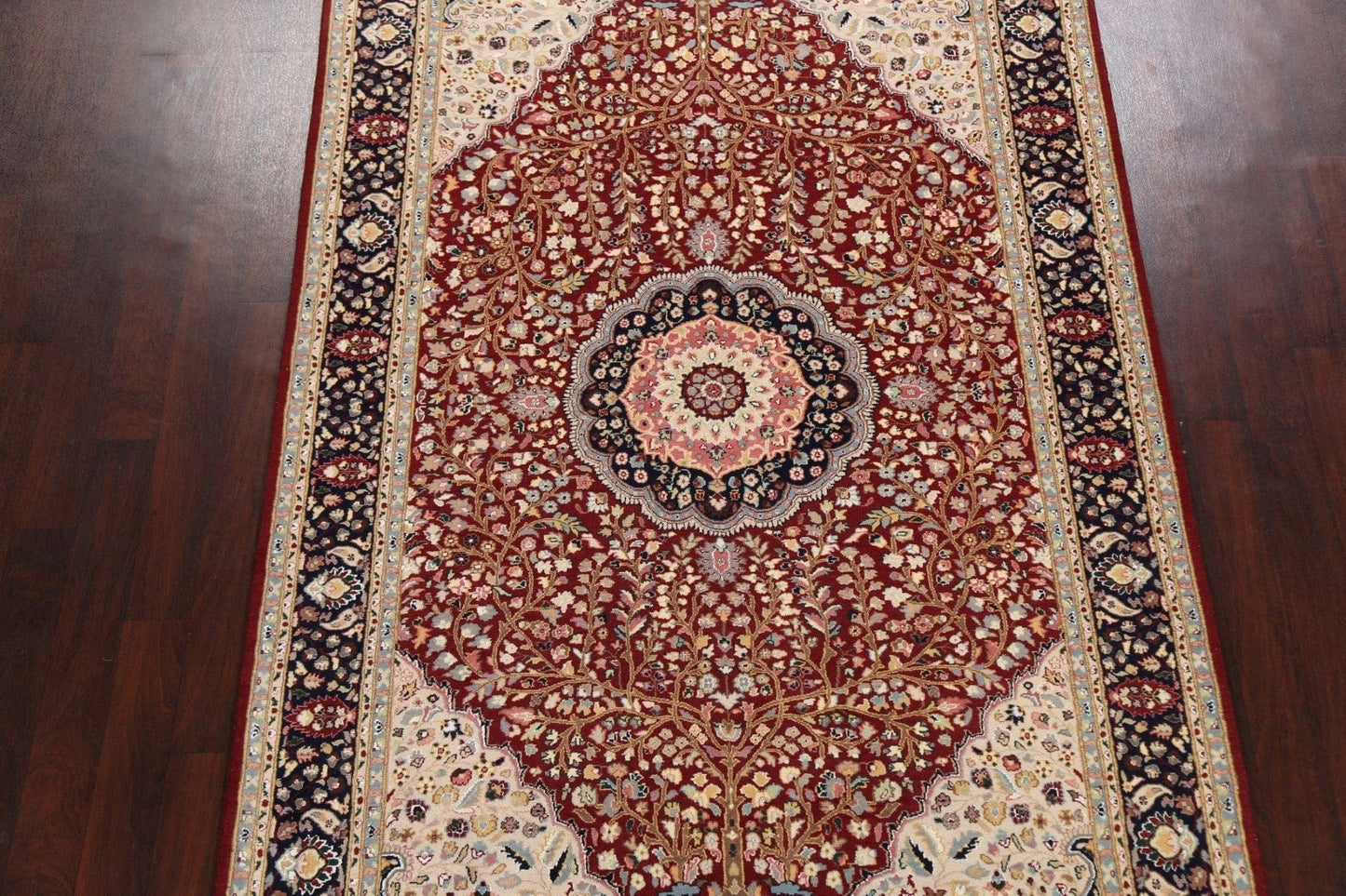 100% Vegetable Dye Tabriz Oriental Area Rug 6x9