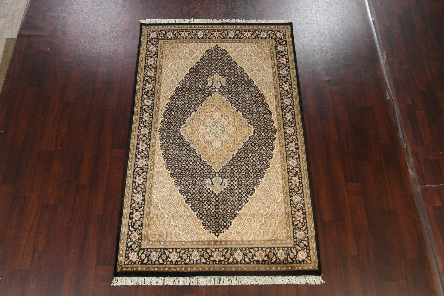 100% Vegetable Dye Tabriz Mahi Oriental Area Rug 5x8