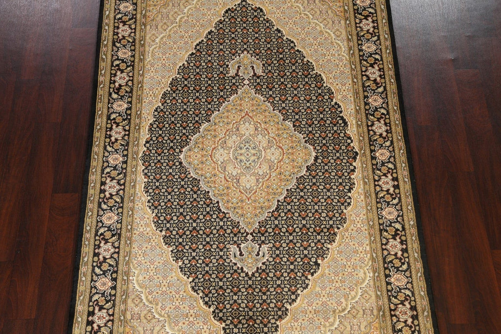 100% Vegetable Dye Tabriz Mahi Oriental Area Rug 5x8