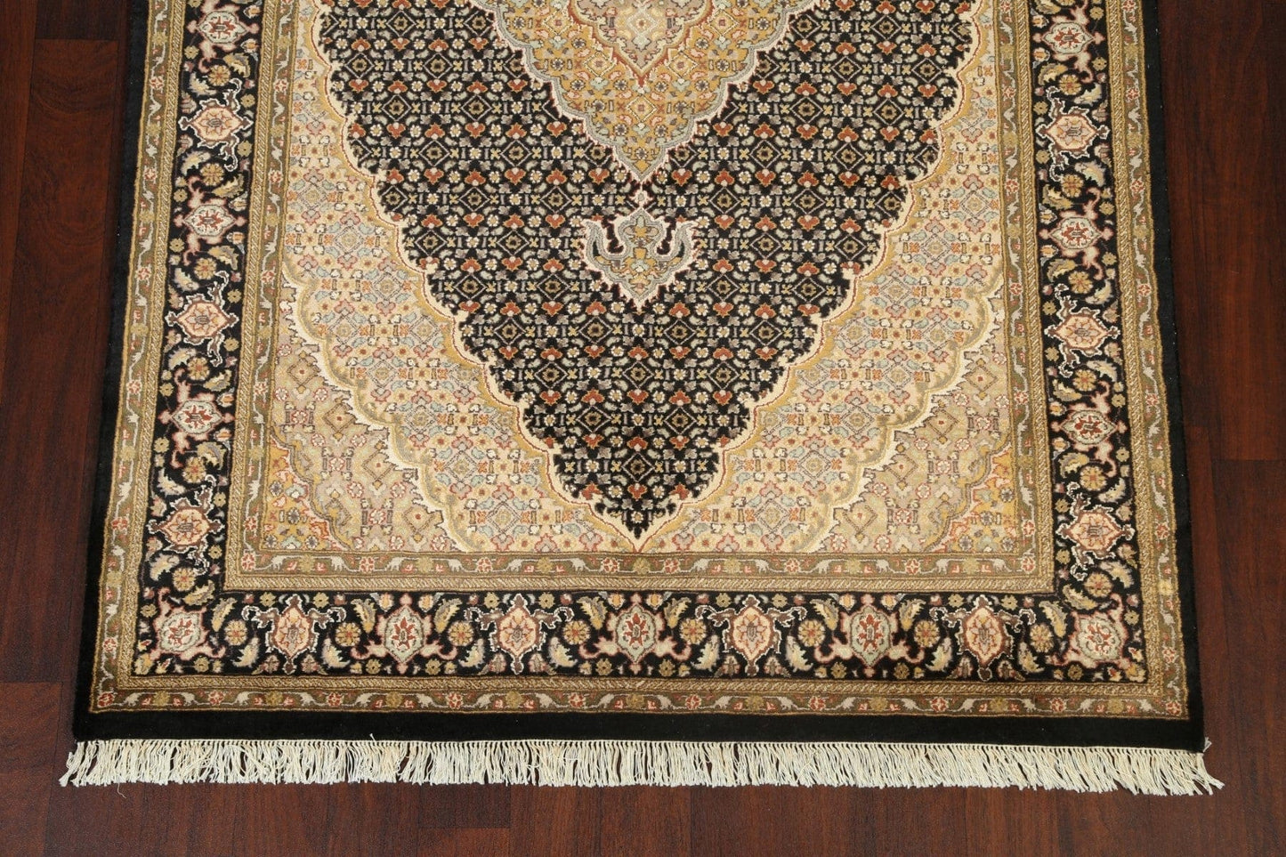 100% Vegetable Dye Tabriz Mahi Oriental Area Rug 5x8