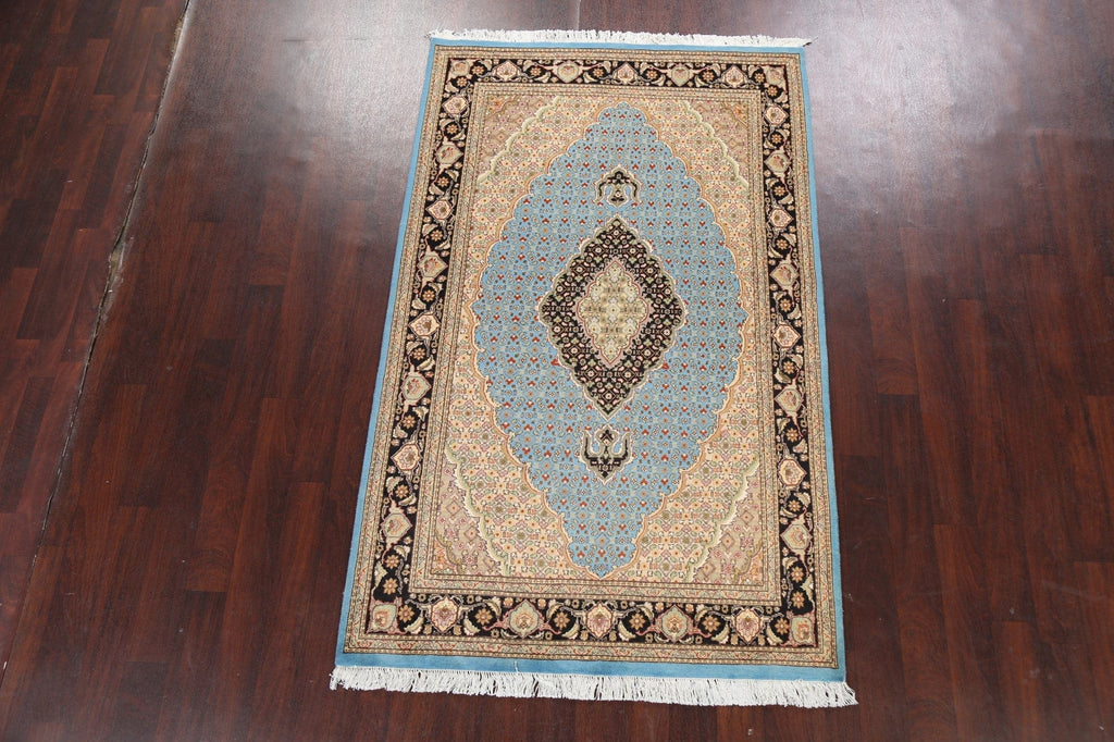 100% Vegetable Dye Tabriz Mahi Oriental Area Rug 5x7