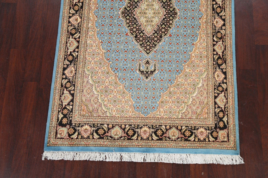 100% Vegetable Dye Tabriz Mahi Oriental Area Rug 5x7