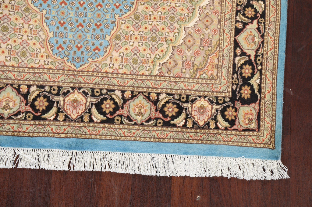 100% Vegetable Dye Tabriz Mahi Oriental Area Rug 5x7