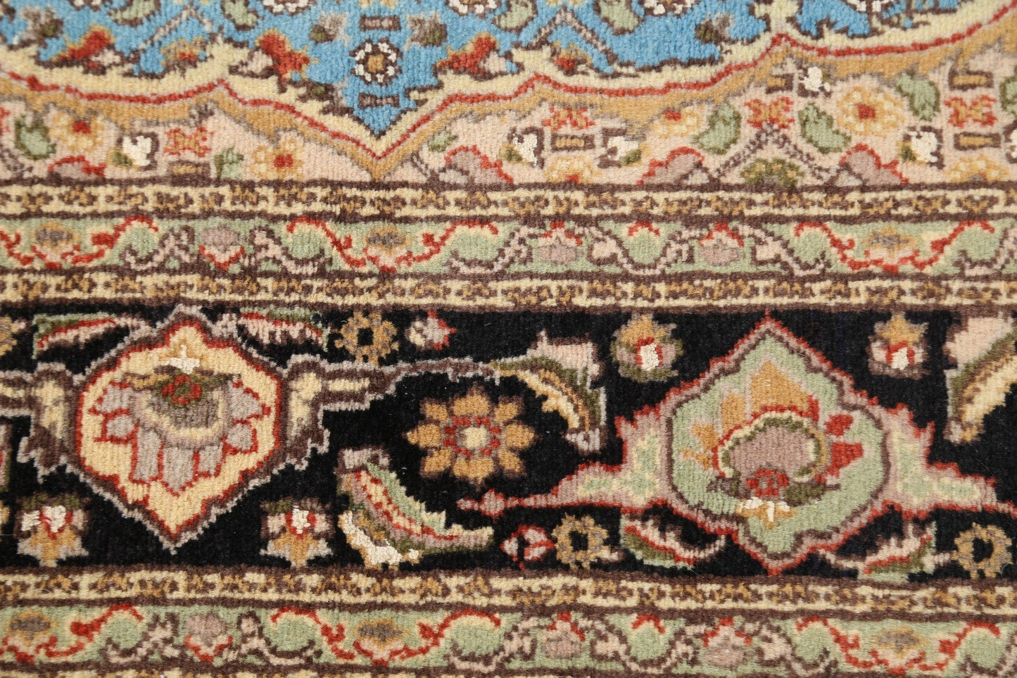 100% Vegetable Dye Tabriz Mahi Oriental Area Rug 5x7