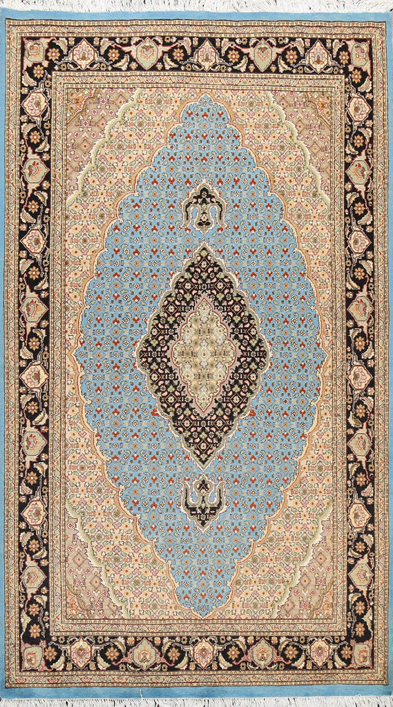 100% Vegetable Dye Tabriz Mahi Oriental Area Rug 5x7