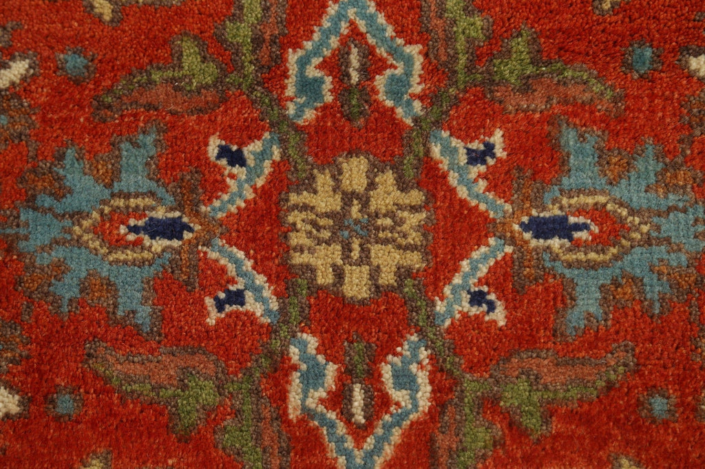 Floral Indo Heriz Serapi Oriental Runner Rug 3x8