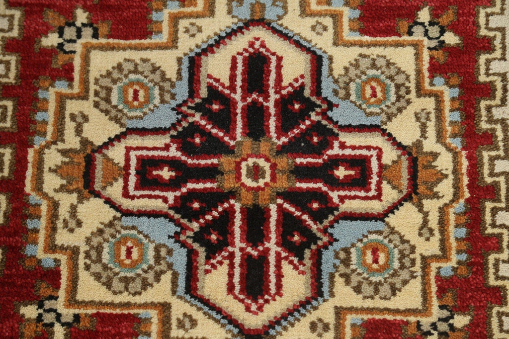 Geometric Indo Heriz Serapi Oriental Runner Rug 3x21