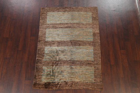 Striped Contemporary Oriental Area Rug 5x7