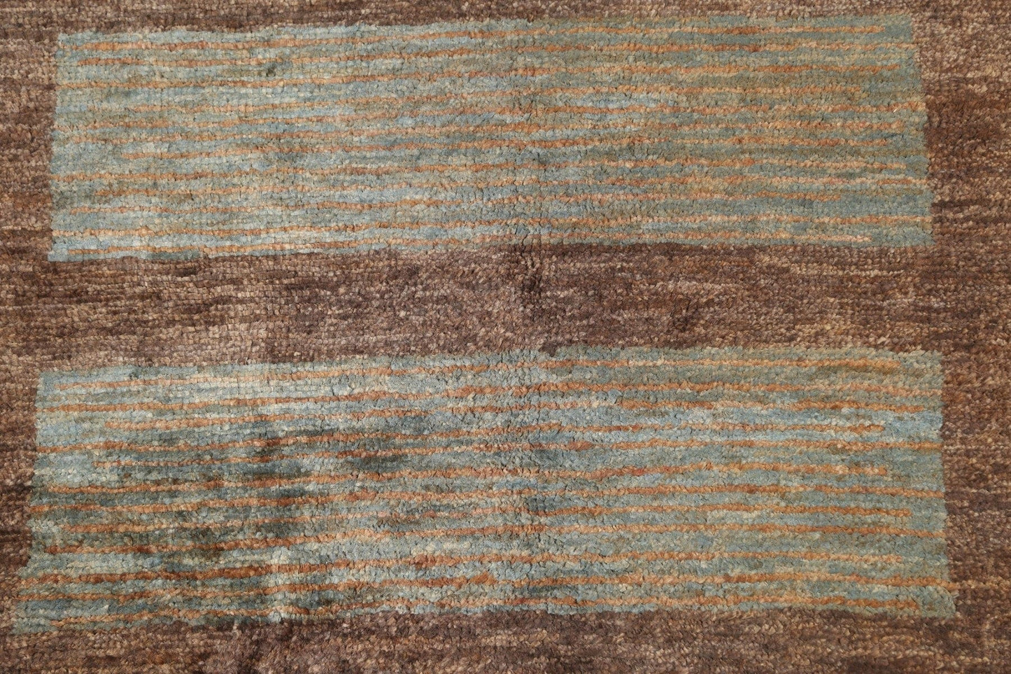 Striped Contemporary Oriental Area Rug 5x7