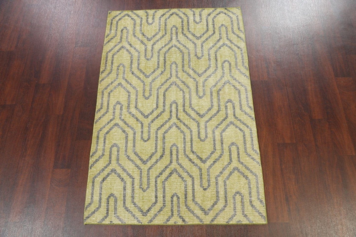 All-Over Vintage Style Distressed Area Rug 4x6