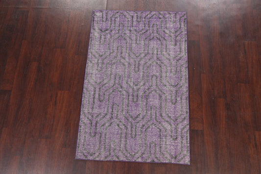 All-Over Vintage Style Distressed Area Rug 4x6