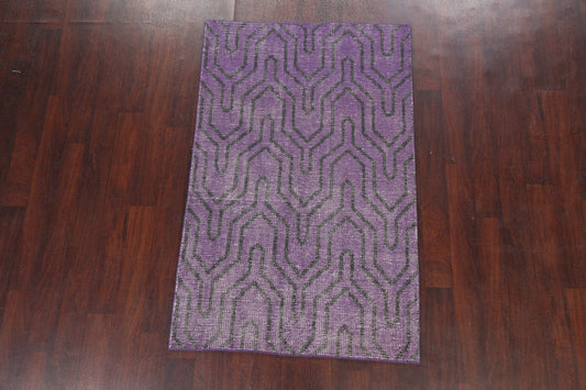 All-Over Vintage Style Distressed Area Rug 4x6