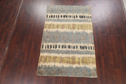 Contemporary Abstract Oriental Area Rug 5x8