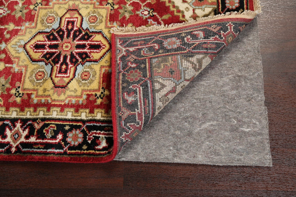 Geometric Indo Heriz Serapi Oriental Runner Rug 3x20