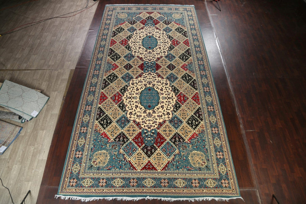 Geometric Tabriz Oriental Area Rug 10x20