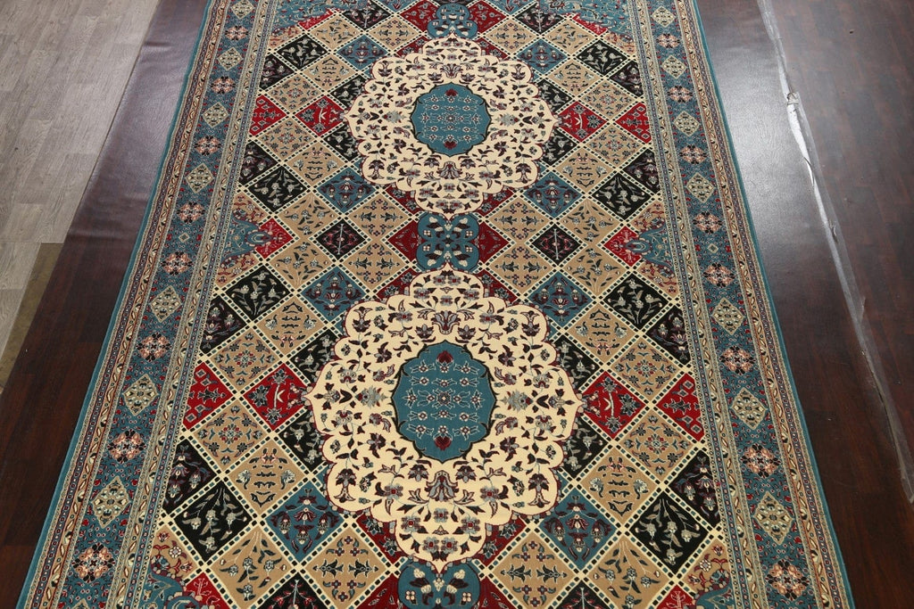 Geometric Tabriz Oriental Area Rug 10x20