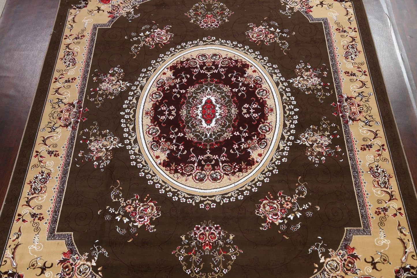 Geometric Aubusson Oriental Area Rug 10x13