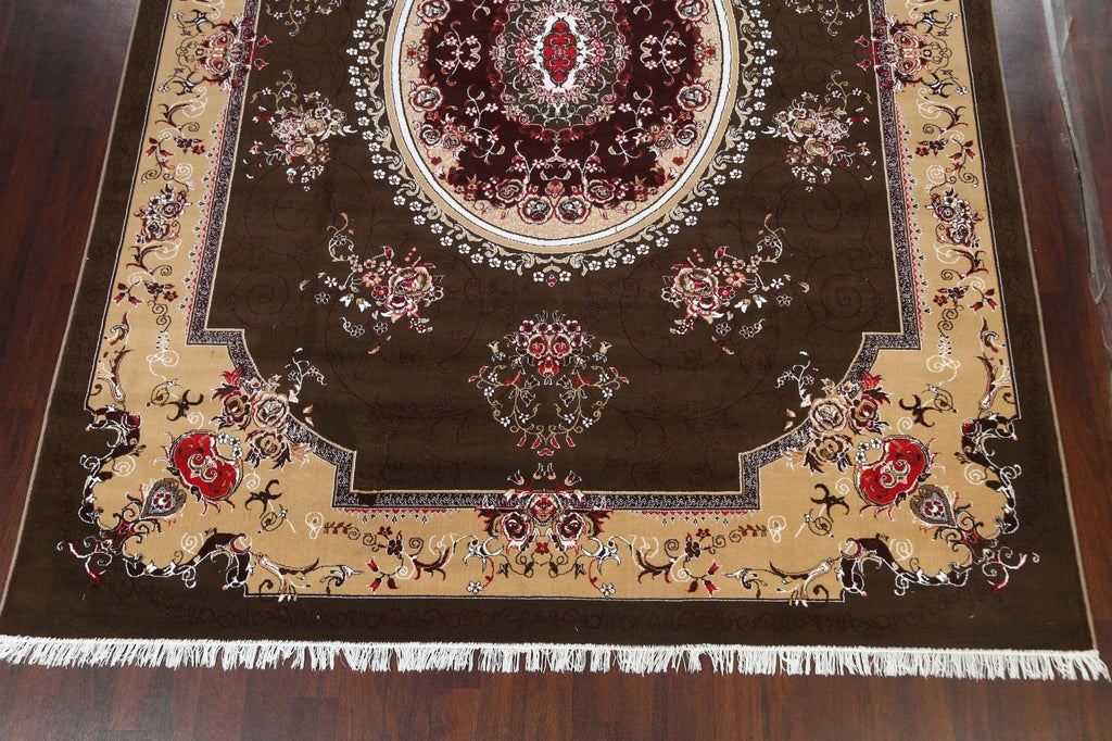 Geometric Aubusson Oriental Area Rug 10x13