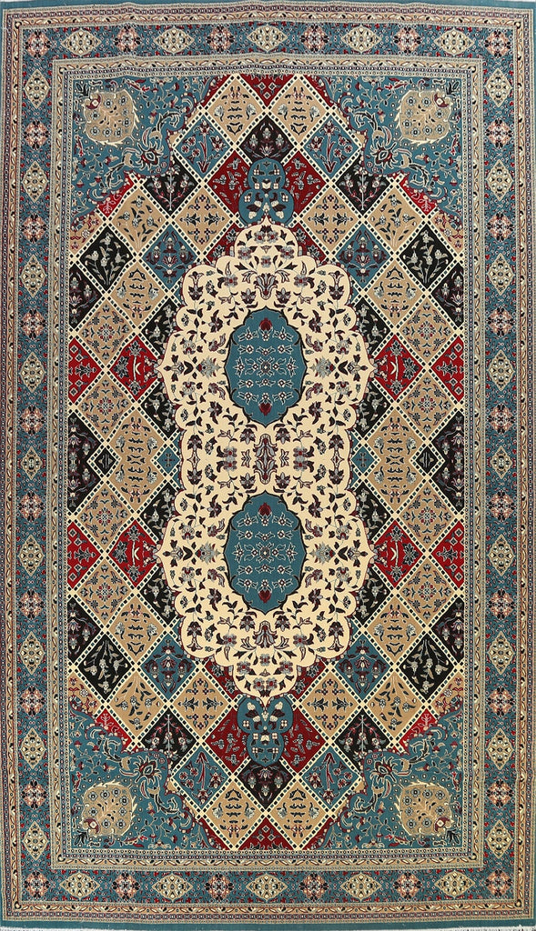 Geometric Tabriz Oriental Area Rug 10x17