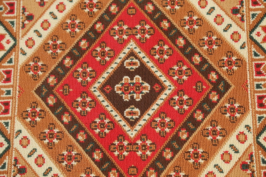 Geometric Tabriz Oriental Area Rug 7x7 Round