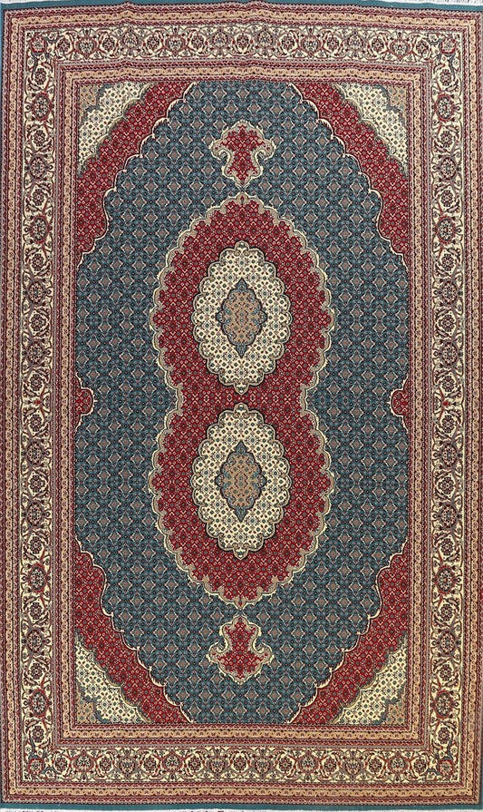 Geometric Tabriz Mahi Oriental Area Rug 10x17