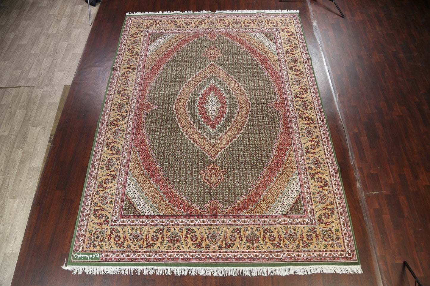 Geometric Tabriz Mahi Oriental Area Rug 10x13