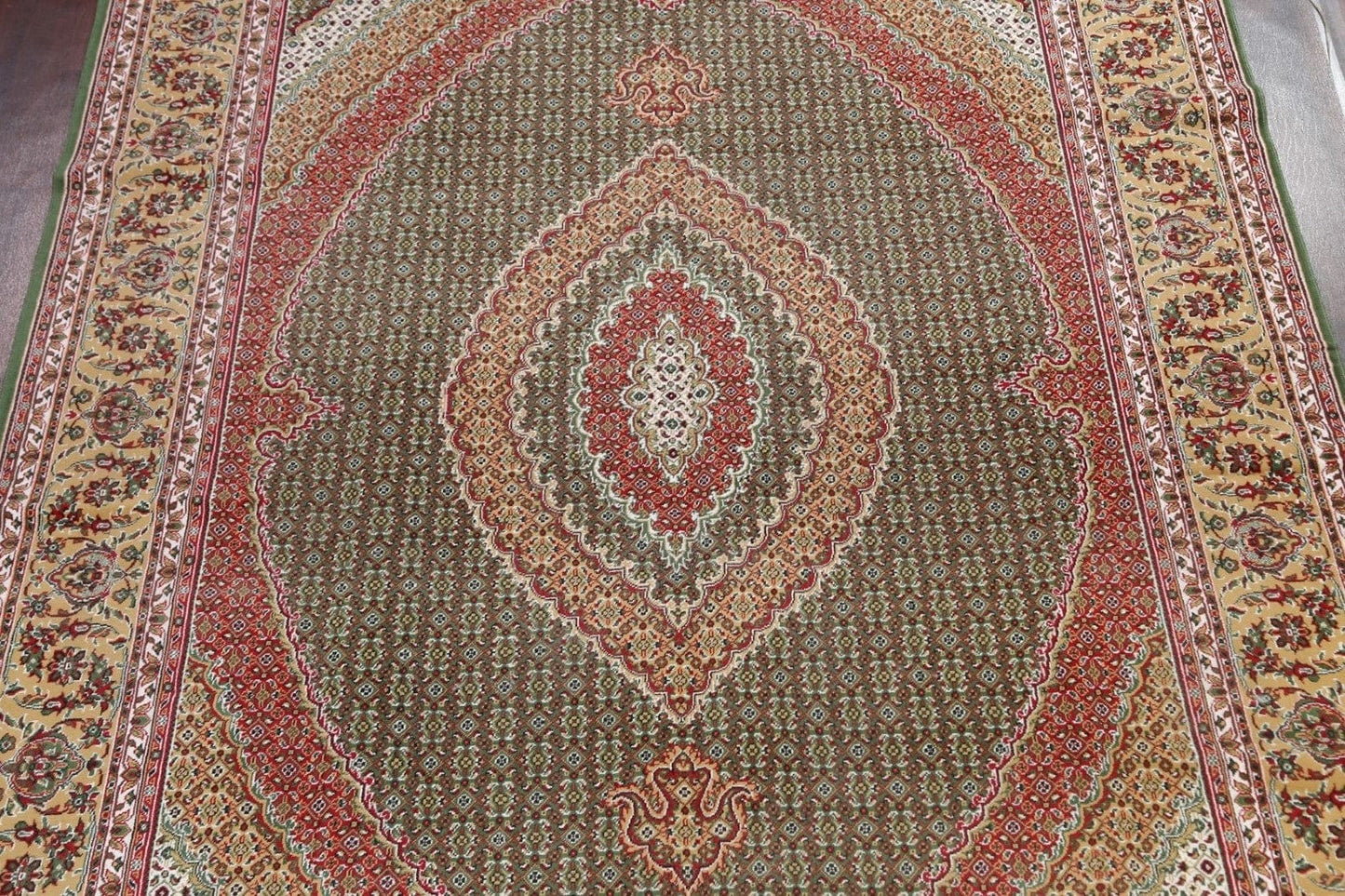 Geometric Tabriz Mahi Oriental Area Rug 10x13