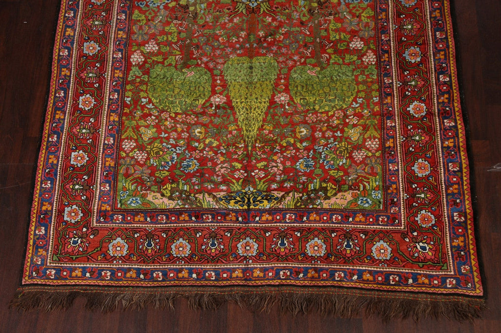 Antique Vegetable Dye Bakhtiari Shalamzar Persian Area Rug 7x15