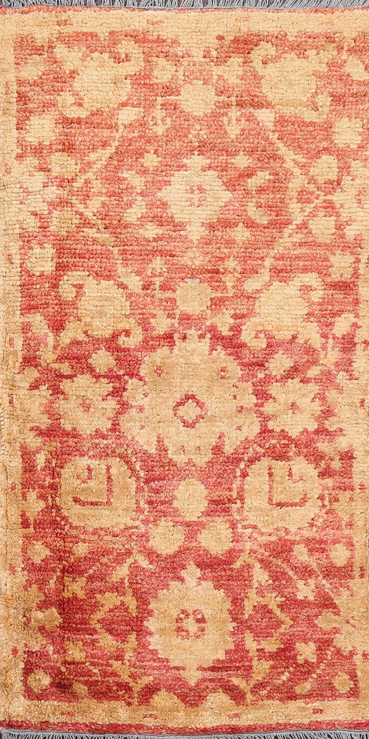 Floral Oushak Oriental Runner Rug 2x5