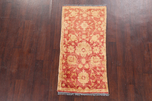 Floral Oushak Oriental Runner Rug 2x5