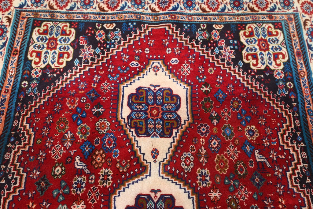 5x7 Abadeh Shiraz Persian Area Rug