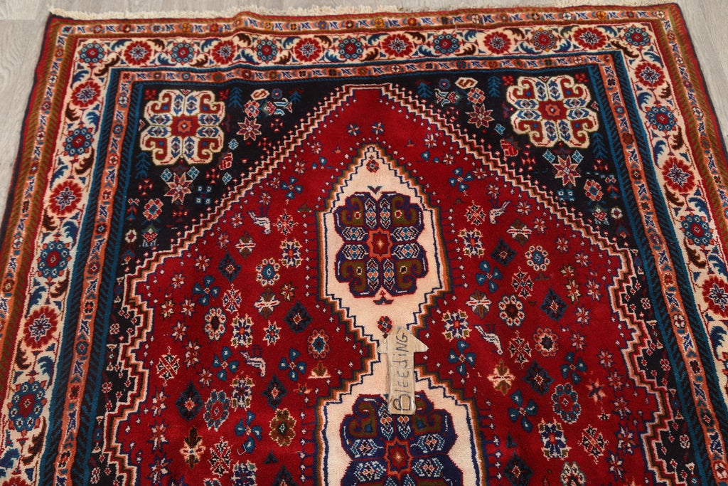 5x7 Abadeh Shiraz Persian Area Rug