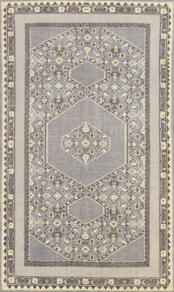 Geometric Oushak Oriental Area Rug 5x8