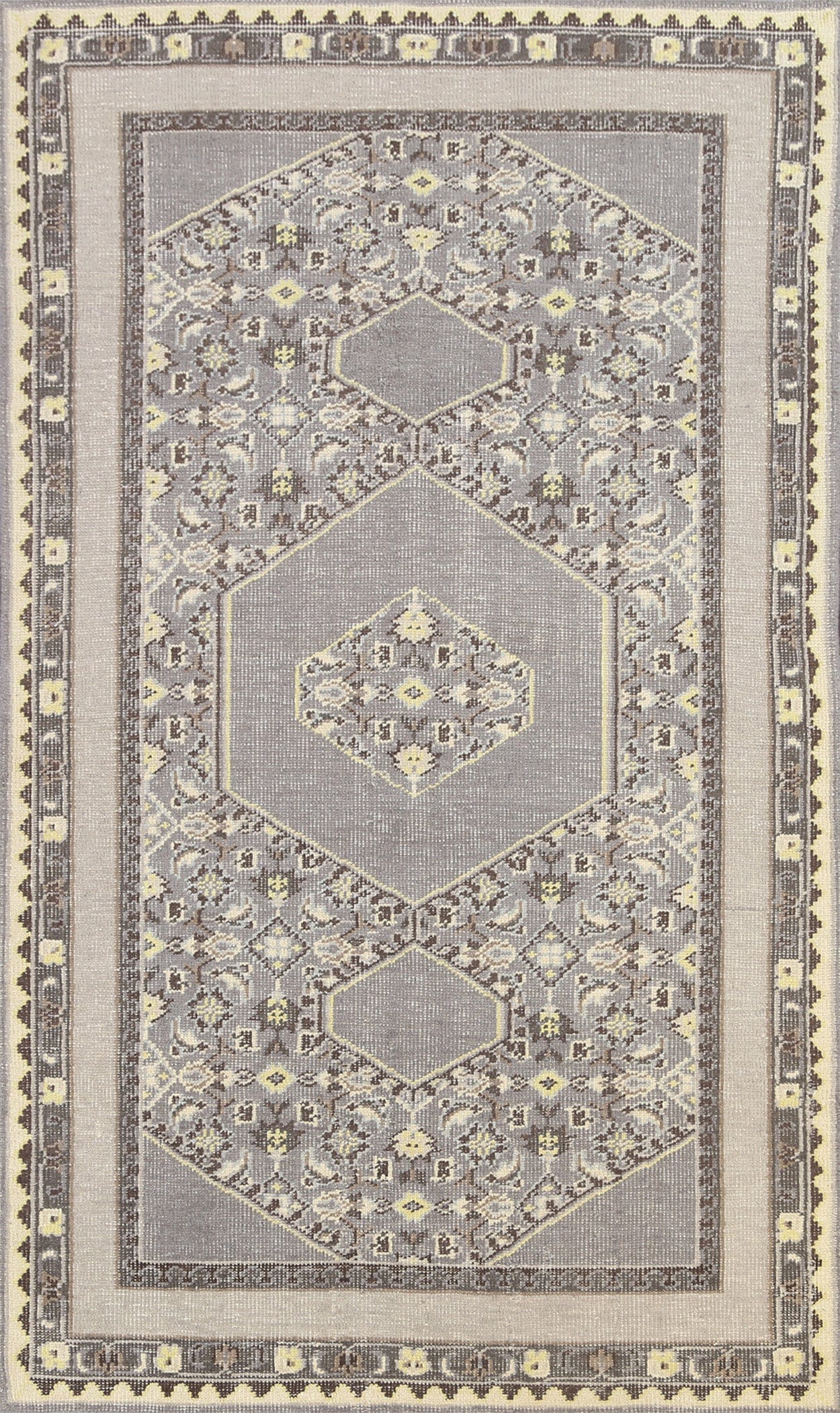 Geometric Oushak Oriental Area Rug 5x8