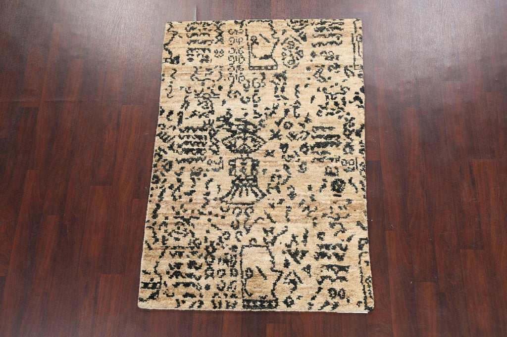 Tribal Abstract Oriental Area Rug 4x6