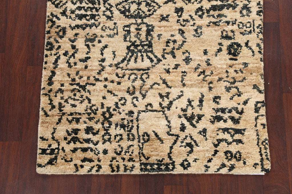 Tribal Abstract Oriental Area Rug 4x6