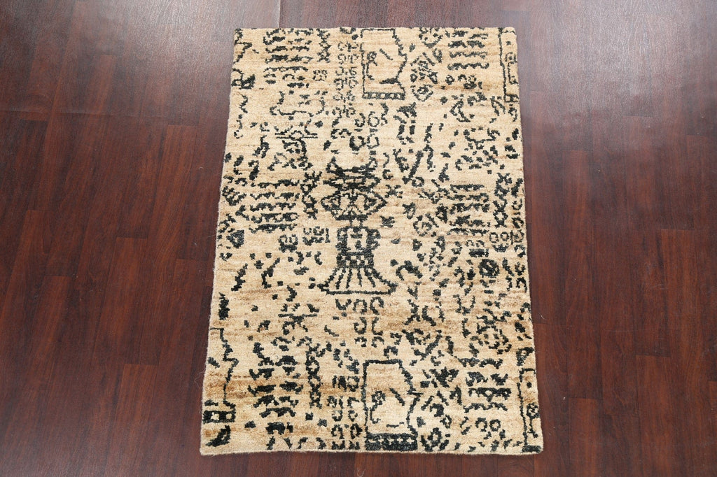 Tribal Abstract Oriental Area Rug 4x6