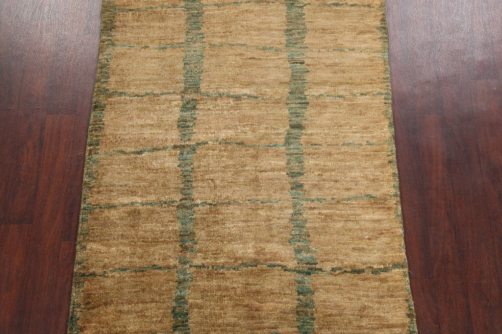 Contemporary Abstract Oriental Area Rug 4x6