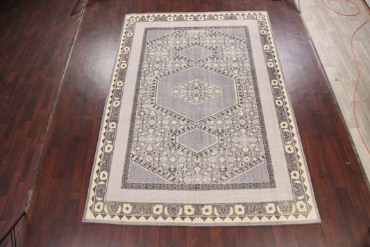 Geometric Oushak Oriental Area Rug 8x11