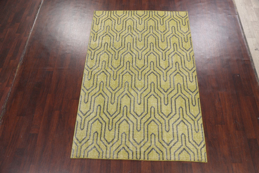 All-Over Abstract Oriental Area Rug 6x9